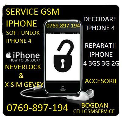 Decodare iPhone 4G +Reparatii iPhone 3GS+Service GSm 4 iPhone 3Gs Bucuresti - Pret | Preturi Decodare iPhone 4G +Reparatii iPhone 3GS+Service GSm 4 iPhone 3Gs Bucuresti