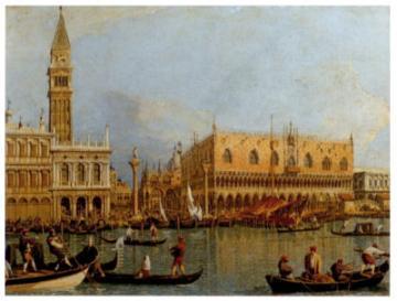 Puzzle Ravensburger 1000 Canaletto, St. Marks at Cucale Palace - Pret | Preturi Puzzle Ravensburger 1000 Canaletto, St. Marks at Cucale Palace