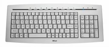 Tastatura cu fir Slimline, compacta, 9 taste multimedia, argintie, Trust (16615) - Pret | Preturi Tastatura cu fir Slimline, compacta, 9 taste multimedia, argintie, Trust (16615)