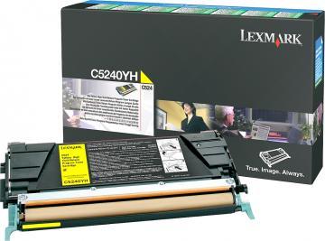 Toner Lexmark C5240YH - Pret | Preturi Toner Lexmark C5240YH