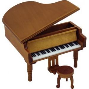 Cutiuta muzicala din lemn grand piano miniatural 2 - Pret | Preturi Cutiuta muzicala din lemn grand piano miniatural 2