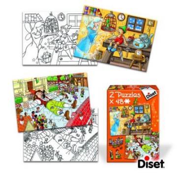 Puzzle Diset Povesti â€“ Pinnochio/ Gulliver (2 x 20 piese) - Pret | Preturi Puzzle Diset Povesti â€“ Pinnochio/ Gulliver (2 x 20 piese)