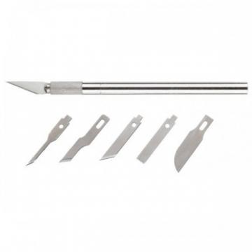 Cutit pentru hobby 12cm + 6 rezerve diferite, WESTCOTT - Pret | Preturi Cutit pentru hobby 12cm + 6 rezerve diferite, WESTCOTT