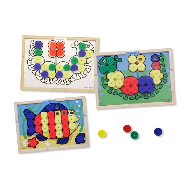 Mozaic din lemn cu culori - Pret | Preturi Mozaic din lemn cu culori