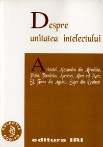 Despre unitatea intelectului - Pret | Preturi Despre unitatea intelectului