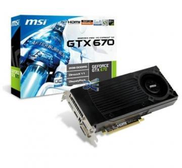 MSI nVidia GeForce N670GTX, PCIe, 2GB DDR5, 256Biti + Transport Gratuit - Pret | Preturi MSI nVidia GeForce N670GTX, PCIe, 2GB DDR5, 256Biti + Transport Gratuit