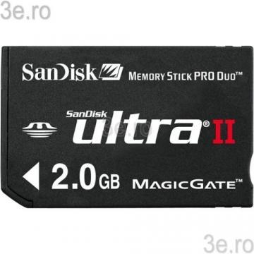 Memorie Memory Stick Pro Duo Ultra II, 2GB - Pret | Preturi Memorie Memory Stick Pro Duo Ultra II, 2GB