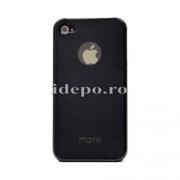 Husa iPhone 4S, 4Ethernity by More + Folie protectie ecran - Pret | Preturi Husa iPhone 4S, 4Ethernity by More + Folie protectie ecran