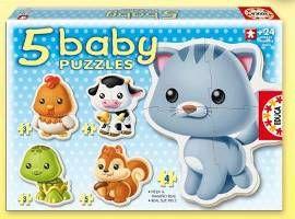 PUZZLE EDUCA BABY ANIMALE MICI - Pret | Preturi PUZZLE EDUCA BABY ANIMALE MICI