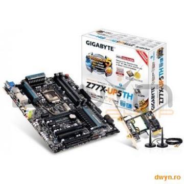 GIGABYTE Main Board Desktop iZ77 (S1155, DDR3,VGA/DVI/HDMI, ThunderBolt, SATAIII, mSATA,eSATA,IEEE13 - Pret | Preturi GIGABYTE Main Board Desktop iZ77 (S1155, DDR3,VGA/DVI/HDMI, ThunderBolt, SATAIII, mSATA,eSATA,IEEE13