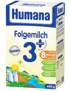 HUMANA 3 Prebiotik(Vanilie) x 600 gr NOU - Pret | Preturi HUMANA 3 Prebiotik(Vanilie) x 600 gr NOU