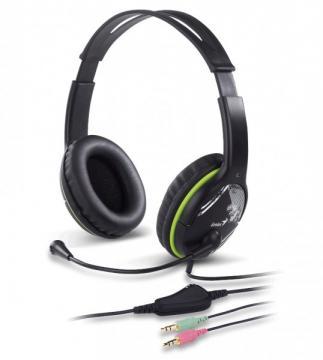 Casti cu microfon Genius HS-400A Green, Control volum, Noise-canceling microphone,Headband, ROHS, 3171016910 - Pret | Preturi Casti cu microfon Genius HS-400A Green, Control volum, Noise-canceling microphone,Headband, ROHS, 3171016910