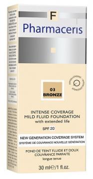 Pharmaceris F Fond de Ten Fluid Delicat SPF 20 Bronze 30ml - Pret | Preturi Pharmaceris F Fond de Ten Fluid Delicat SPF 20 Bronze 30ml