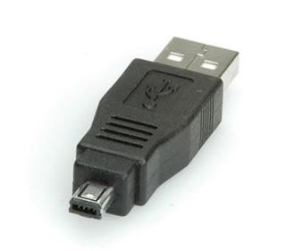 Adaptor USB A - Mini B HIROSE - Pret | Preturi Adaptor USB A - Mini B HIROSE