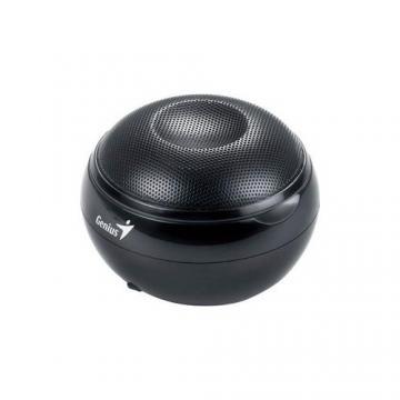 Boxe Genius Portabile, 2W RMS, Negru - Pret | Preturi Boxe Genius Portabile, 2W RMS, Negru