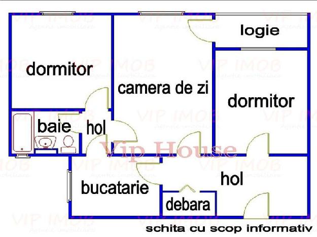 3 camere zona  Noua - Pret | Preturi 3 camere zona  Noua