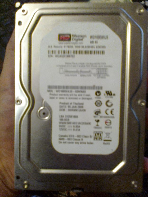 Hard Disk 160 GB S-ATA2 Western Digital WD1600AVJS nou - Pret | Preturi Hard Disk 160 GB S-ATA2 Western Digital WD1600AVJS nou