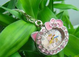 Ceas cu lantisor Hello Kitty Necklace Pendant - Pret | Preturi Ceas cu lantisor Hello Kitty Necklace Pendant