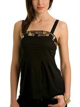 Top GUESS MARCIANO Carly BLACK GEMSTONE - Pret | Preturi Top GUESS MARCIANO Carly BLACK GEMSTONE