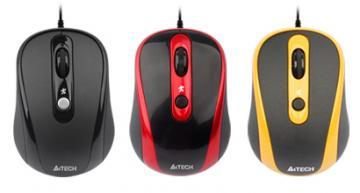 Mouse A4TECH N-250X-2 V-track Padless USB Black+Red - Pret | Preturi Mouse A4TECH N-250X-2 V-track Padless USB Black+Red