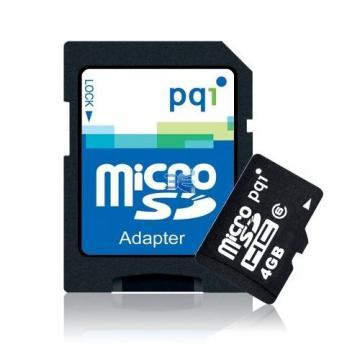 Pqi Micro SD HC, 4GB + 1 Adaptor, Clasa 4 - Pret | Preturi Pqi Micro SD HC, 4GB + 1 Adaptor, Clasa 4