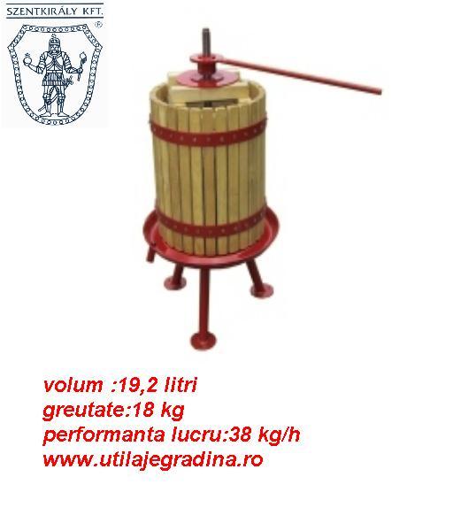 Presă struguri SZP-20 Sentkeraly Ungaria - Pret | Preturi Presă struguri SZP-20 Sentkeraly Ungaria