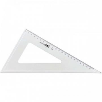 Echer 60 grade, 20 cm, plastic transparent, M+R - Pret | Preturi Echer 60 grade, 20 cm, plastic transparent, M+R