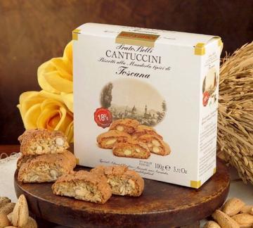 Biscuiti PratoBelli Cantuccini cu migdale 100g - Pret | Preturi Biscuiti PratoBelli Cantuccini cu migdale 100g