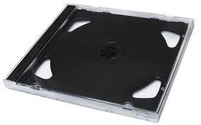 Double CD Jewel case 10.4mm, black tray, 200buc/bax - Pret | Preturi Double CD Jewel case 10.4mm, black tray, 200buc/bax