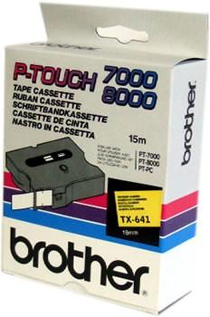 Banda continua laminata 18mm Brother TX641 - Pret | Preturi Banda continua laminata 18mm Brother TX641