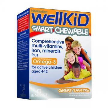 WellKid Smart Masticabil *30tab - Pret | Preturi WellKid Smart Masticabil *30tab