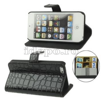 Husa iPhone 5 Sun Crocodile Piele Accesorii iPhone 5 - Pret | Preturi Husa iPhone 5 Sun Crocodile Piele Accesorii iPhone 5