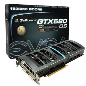 EVGA nVidia GeForce GTX 580 DS SC, PCI-E, 1536MB DDR5, 384biti + Transport Gratuit - Pret | Preturi EVGA nVidia GeForce GTX 580 DS SC, PCI-E, 1536MB DDR5, 384biti + Transport Gratuit