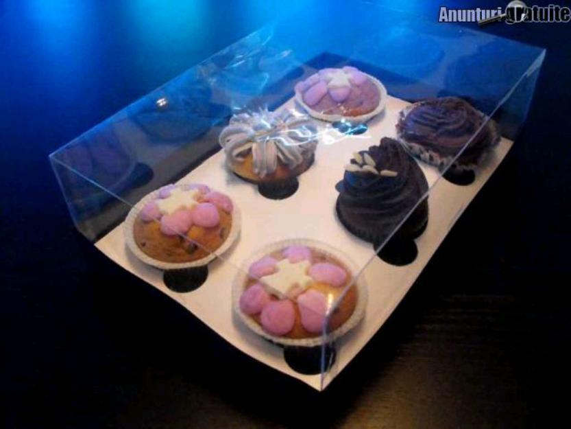 Cutii cupcakes,cutii cu capac cupcakes - Pret | Preturi Cutii cupcakes,cutii cu capac cupcakes
