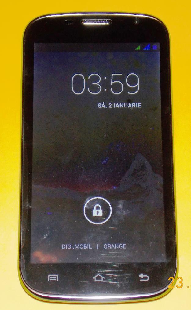 Smartphone Swees negru, Telefon Dual Sim 3G, 6mp, 5.0