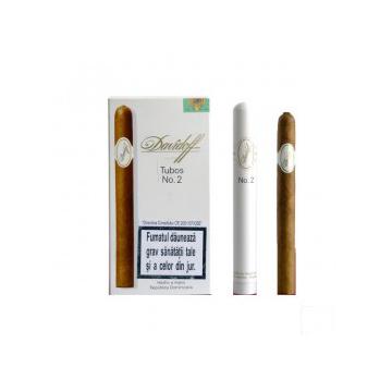 Pachet cu 4 trabucuri Davidoff Tubos no 2 - Pret | Preturi Pachet cu 4 trabucuri Davidoff Tubos no 2