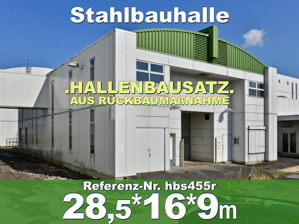 Hală metalică demontabilă 455m2, cu etaj, demontare în Germania - Pret | Preturi Hală metalică demontabilă 455m2, cu etaj, demontare în Germania