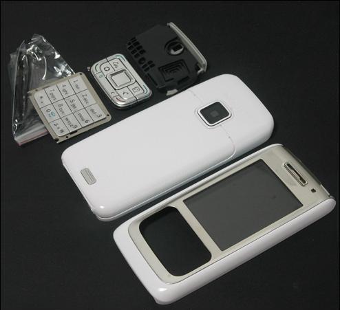 Carcasa Nokia E65 White ( Alba ) ORIGINALA COMPLETA - Pret | Preturi Carcasa Nokia E65 White ( Alba ) ORIGINALA COMPLETA