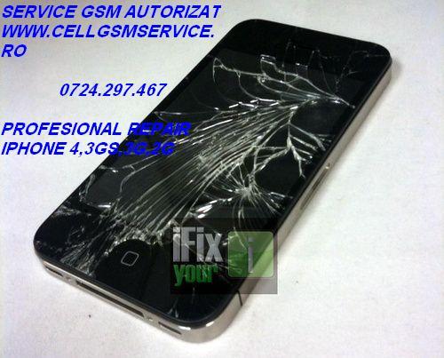 REPARATII IPHONE 3GS SOS NICOLAE CARAMFIL 44 SERVICE AUTORIZAT GSM 0724.297.467 - Pret | Preturi REPARATII IPHONE 3GS SOS NICOLAE CARAMFIL 44 SERVICE AUTORIZAT GSM 0724.297.467