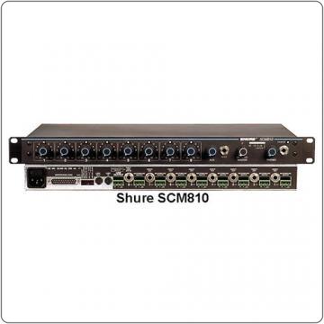 Shure SCM810E - Mixer microfon 8 canale - Pret | Preturi Shure SCM810E - Mixer microfon 8 canale