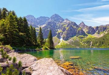 Puzzle Castorland 1000 Morskie Oko Lake, Tatras, Poland - Pret | Preturi Puzzle Castorland 1000 Morskie Oko Lake, Tatras, Poland