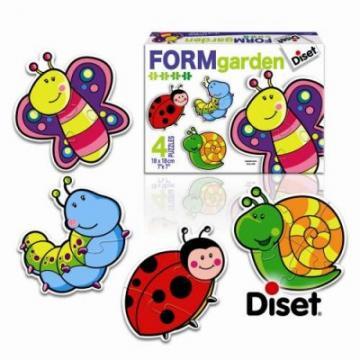 Puzzle Diset Form â€“ In gradina (2 ani+) - Pret | Preturi Puzzle Diset Form â€“ In gradina (2 ani+)