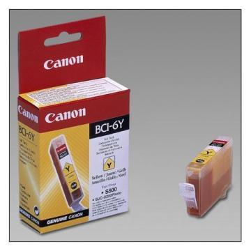 Cartus Canon BCI-6Y, galben - Pret | Preturi Cartus Canon BCI-6Y, galben