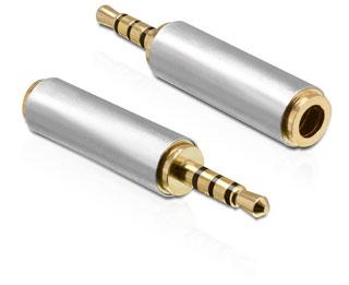 Adaptor audio stereo jack 2.5 mm T &gt; 3.5 mm 4 pini M, Delock 65367 - Pret | Preturi Adaptor audio stereo jack 2.5 mm T &gt; 3.5 mm 4 pini M, Delock 65367