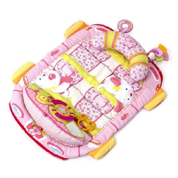 Pretty In Pink Tummy Cruiser Prop and Play Mat - Pret | Preturi Pretty In Pink Tummy Cruiser Prop and Play Mat