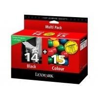 Lexmark Ink Twin-Pack No. 14, No. 15 Black and Color Return Program Print Cartridges -, 0080D2979 - Pret | Preturi Lexmark Ink Twin-Pack No. 14, No. 15 Black and Color Return Program Print Cartridges -, 0080D2979