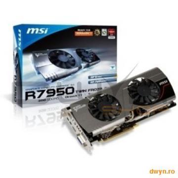 MSI ATI R7950 TWIN FROZR 3GD5/OC-V2, ATI 7950, GDDR5 3GB, 384bit, DVI, HDMI, 2xMini DisplayPort, DX1 - Pret | Preturi MSI ATI R7950 TWIN FROZR 3GD5/OC-V2, ATI 7950, GDDR5 3GB, 384bit, DVI, HDMI, 2xMini DisplayPort, DX1