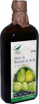 Noni si Borojo si Acai Sirop 200ml - Pret | Preturi Noni si Borojo si Acai Sirop 200ml