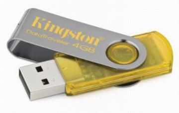 USB Flash Drive Kingston DT101Y/4GB - Pret | Preturi USB Flash Drive Kingston DT101Y/4GB