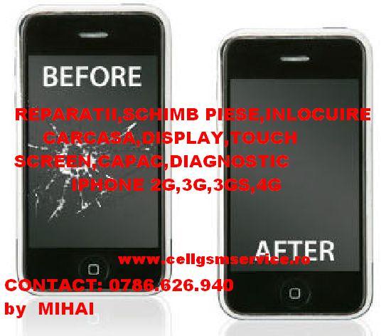 CELLGSM SERVICE Reparatii iPhone 4 3Gs 3G 2G Bucuresti - Pret | Preturi CELLGSM SERVICE Reparatii iPhone 4 3Gs 3G 2G Bucuresti